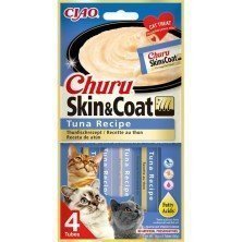 Churu Skin & Coat de Atún 4x14 gr Snack para Gatos