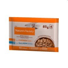 Natures Variety Cat Bocaditos en Salsa Multipack Sobres 4x85 gr