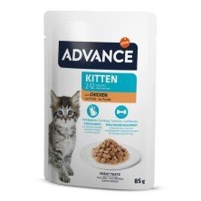 Advance Cat Wet Kitten Pollo Sobre 85 gr