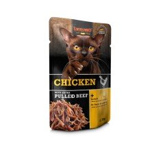 Leonardo Sobre Pollo y Pulled Beef 70 gr para Gatos