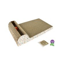 Rascador Cartón con Pelota y Catnip 46 cm Nayeco