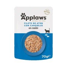 Applaws Sobre de Atún y Cangrejos en Caldo para Gatos 70gr