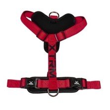 Arnés de perro X-TRM Cronos Neon Flash Rojo Negro