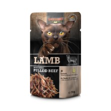 Leonardo Sobre Cordero y Pulled Beef 70 gr para Gatos