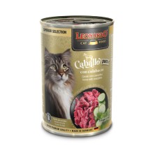 Leonardo Superior Lata Caballo con Calabacín para Gatos