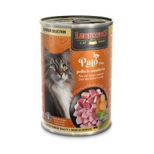 Leonardo Superior Lata Pato con Pollo y Zanahoria para Gatos
