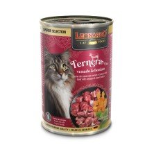 Leonardo Superior Lata Ternera con Venado y Boniato para Gatos