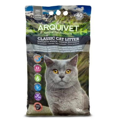 Arena Aglomerante con Carbón Activo 10kg Arquivet