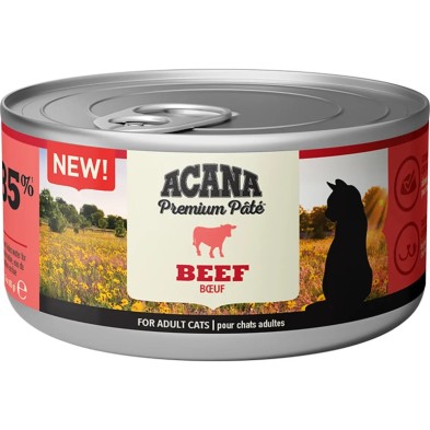 Acana Paté Ternera 85 gr Comida Húmeda para Gatos