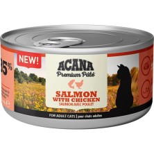 Acana Paté Salmón y Pollo 85 gr Comida Húmeda para Gatos