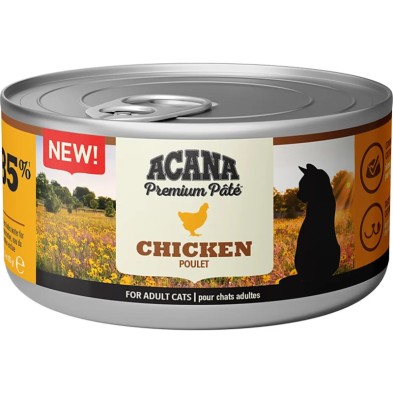 Acana Paté Pollo 85 gr Comida Húmeda para Gatos