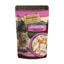Natural Greatness Sobre Pollo con Gambas, Zanahoria y Huevo 70 gr Comida Húmeda para Gatos